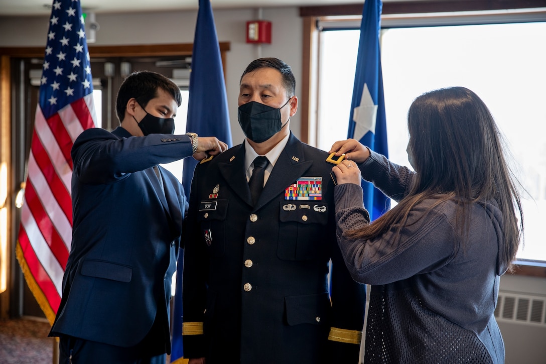 Brig. Gen. Wayne Don, director of joint staff for the Alaska National Guard, was promoted as the newest general officer in Alaska at a ceremony in Wasilla, Feb. 6, becoming the highest-ranking Alaska Native currently serving in the Alaska National Guard.