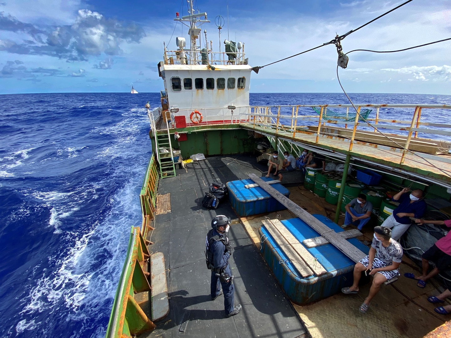 Coast Guard Cutter Kimball Conducts Patrol to Increase Maritime ...