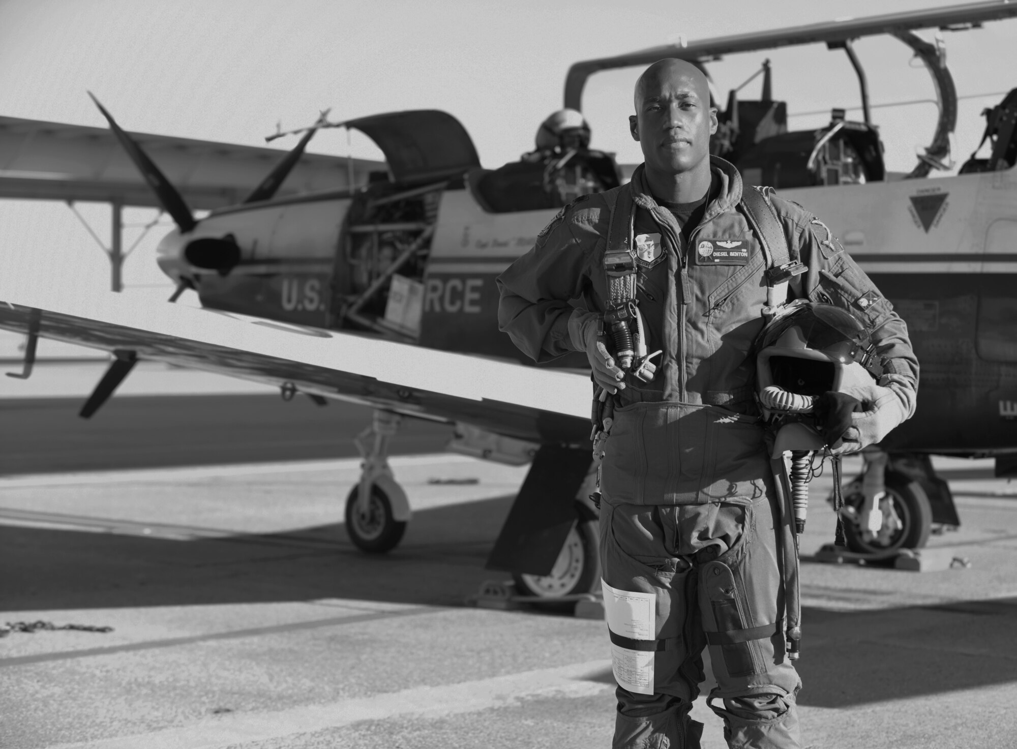 Black Air Force pilot.