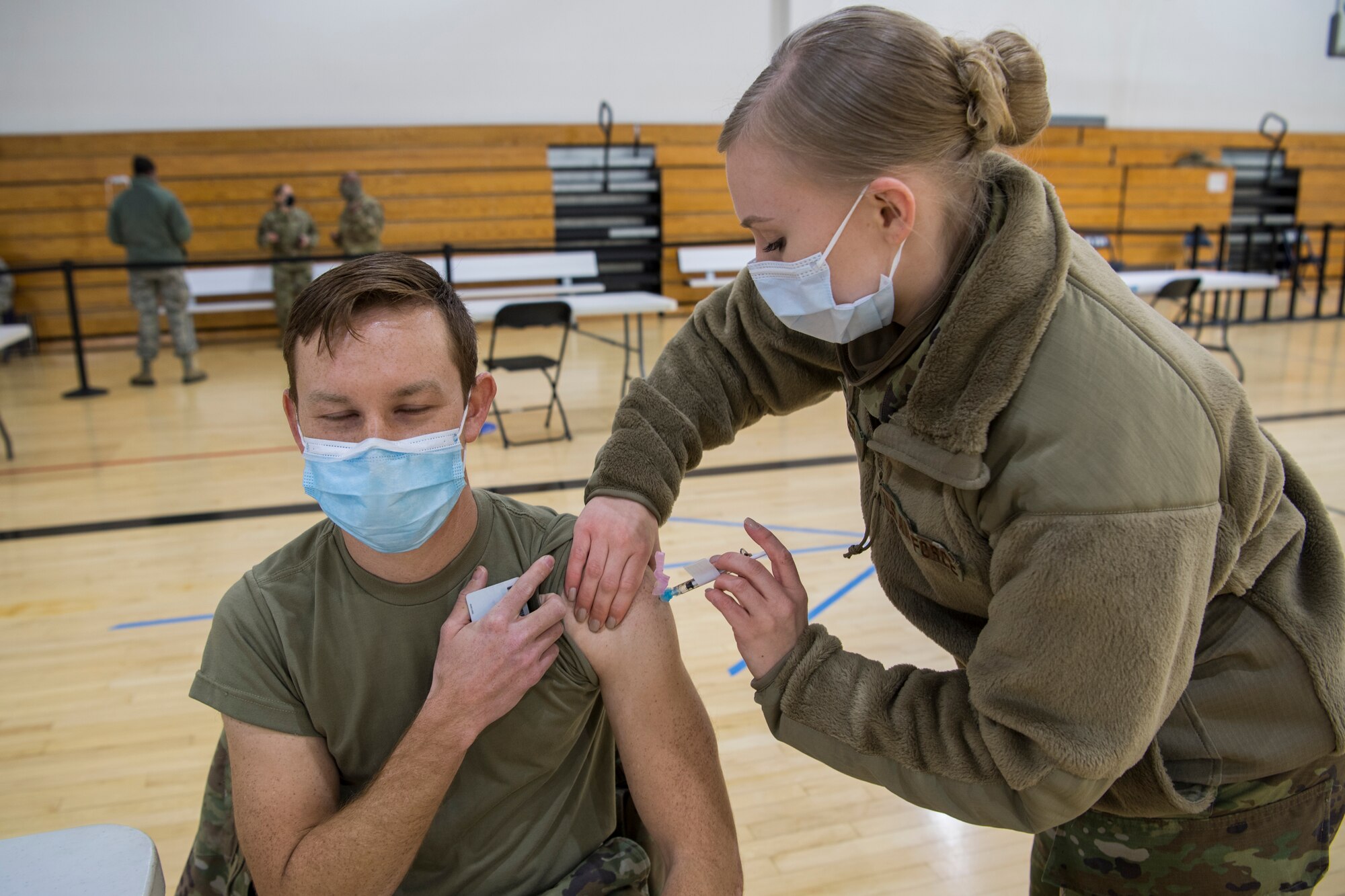 The 514 AMW began distributing the vaccines to facilitate a return to normal operations, improve medical readiness, and protect its members and their families.