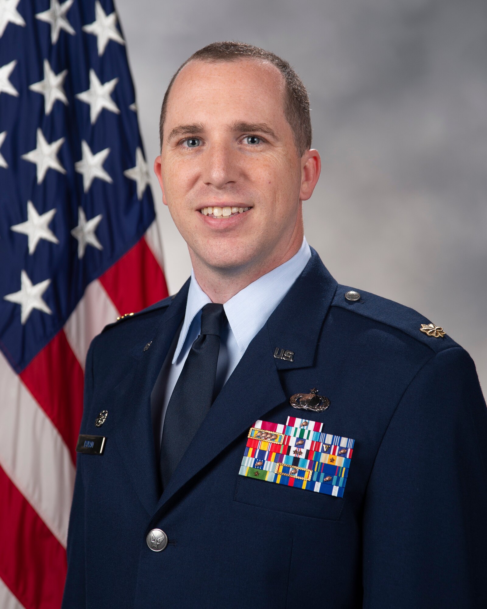 Maj. Kevin Byram, 436th Comptroller Squadron commander, Dover Air Force Base, Delaware. (U.S. Air Force official photo)