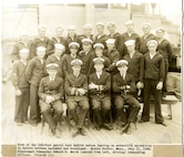 Crew of the 125-foot patrol boat MARION before leaving on scientific expedition to waters between Labrador and Greenland. Boston Harbor, Mass., July 11, 1928.