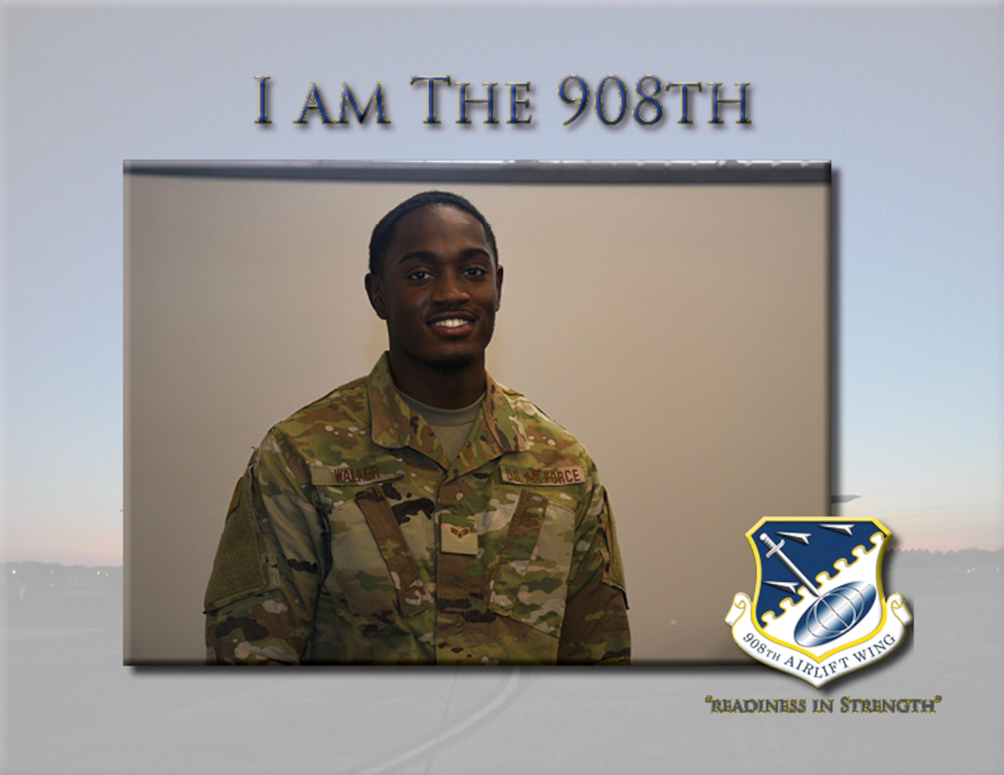 Senior Airman Isaiah Walker is a vehicle maintenance technician with the 908th Logistics Readiness Squadron. The Birmingham-native joined the Air Force Reserve in August 2018.