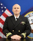 Studio portrait of Cmdr. Michael Hellard
