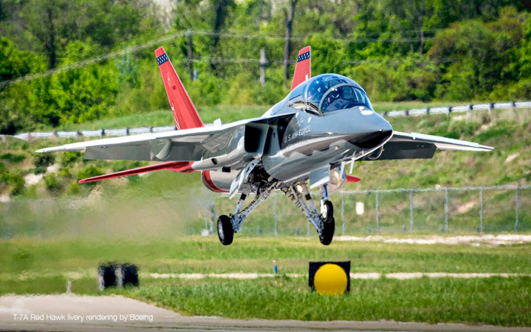 eT-7A aircraft T2 takes off on its first flight and taxi test test on April 24, 2017.