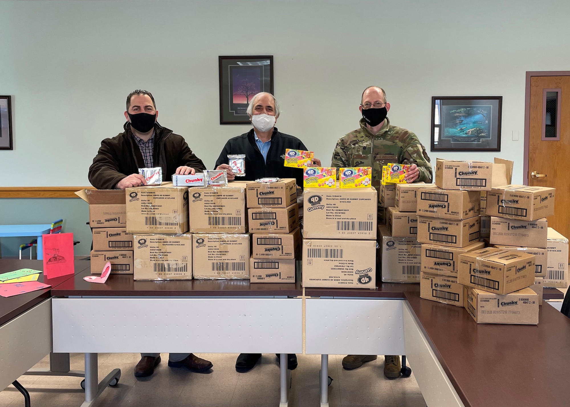 914th receives candy donation