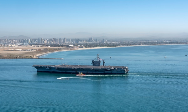 The Nimitz Carrier Strike Group returns to homeport after a more than 10-month deployment.