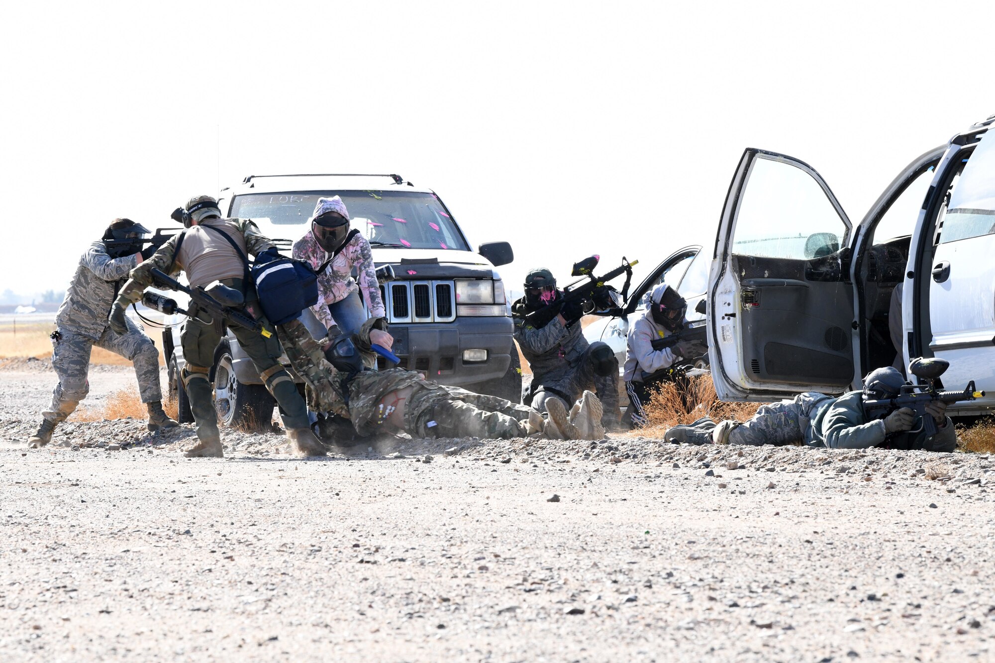 Reserve Citizen Airmen of the 944th Aeromedical Staging Squadron hosted training that tested personnel to their limits January 8-10 at Luke Air Force Base, Arizona.