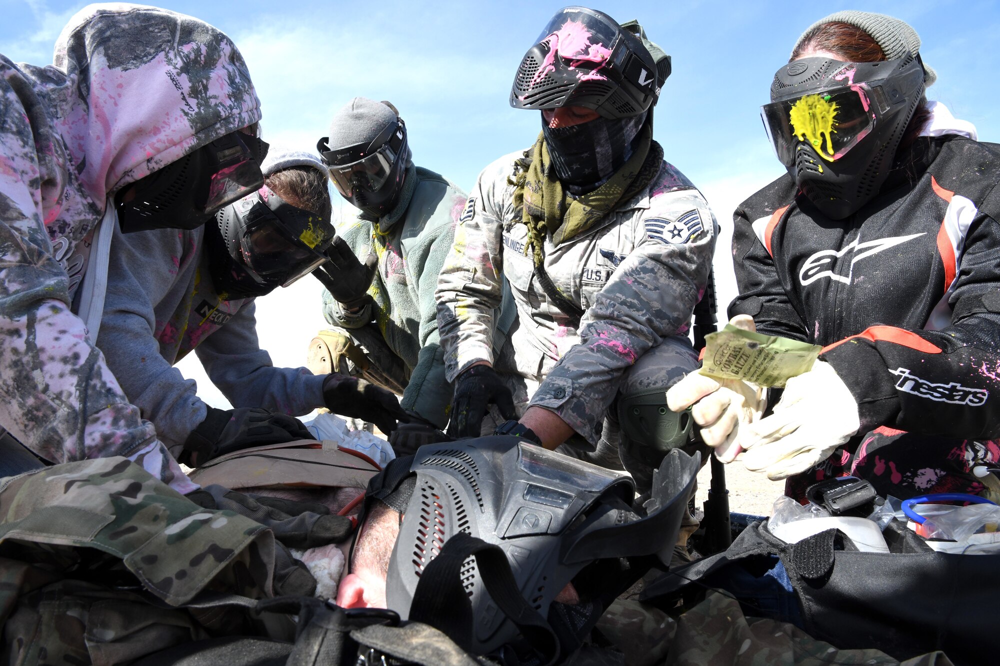 Reserve Citizen Airmen of the 944th Aeromedical Staging Squadron hosted training that tested personnel to their limits January 8-10 at Luke Air Force Base, Arizona.