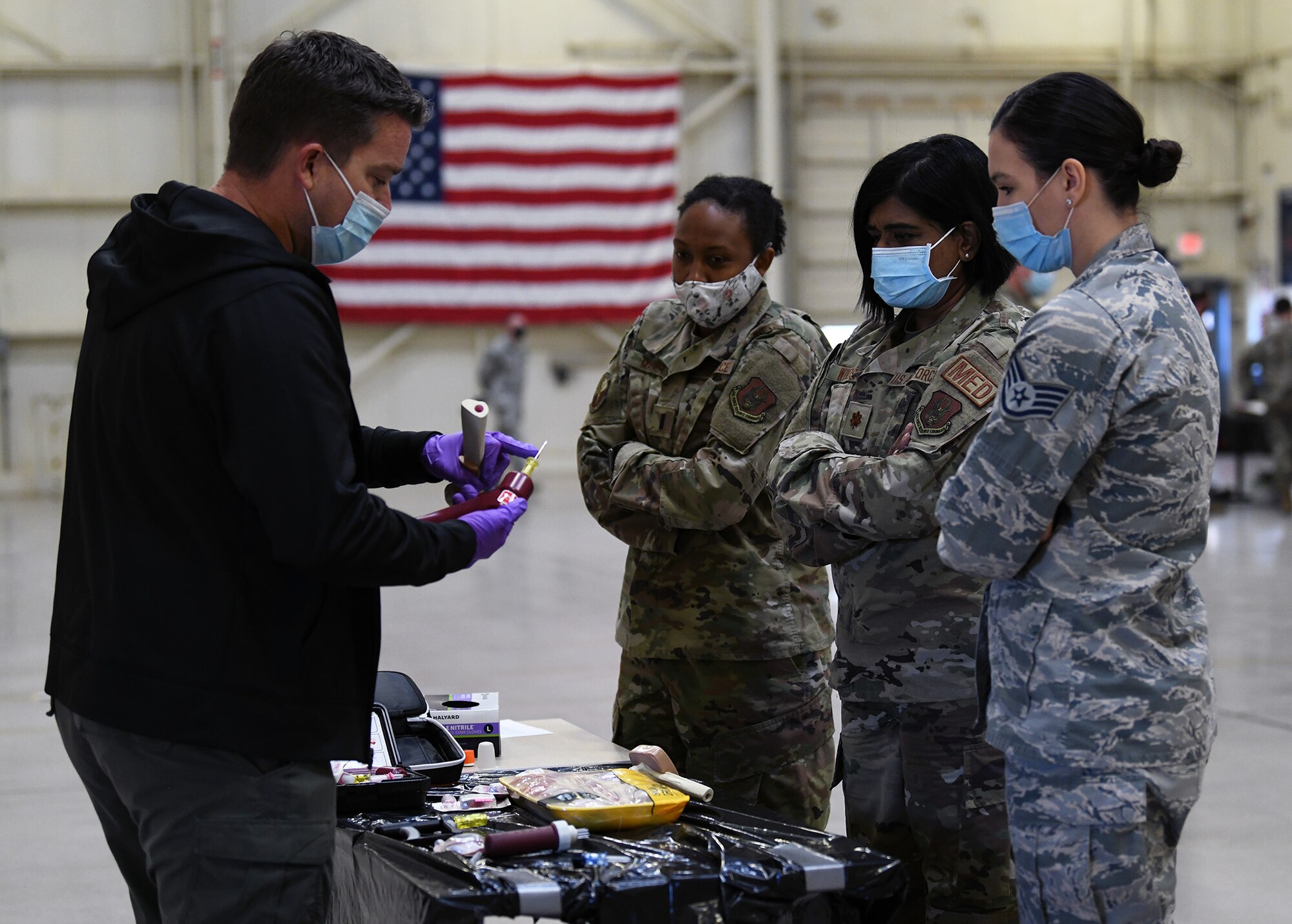 Reserve Citizen Airmen of the 944th Aeromedical Staging Squadron hosted training that tested personnel to their limits January 8-10 at Luke Air Force Base, Arizona.