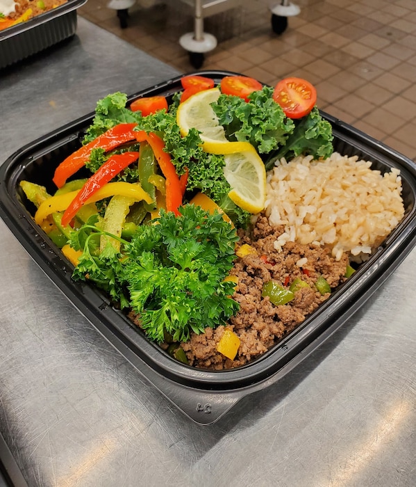Image of a tray of food.