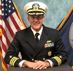 Studio portrait of Cmdr. Joseph Mitzen