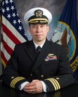 Studio portrait of Cmdr. Jamie Diaz