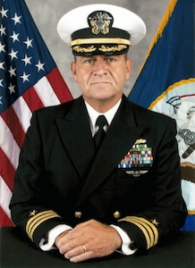 Studio portrait of Cmdr. Dominick Albano