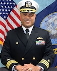 Studio portrait of Cmdr. Brian Crosby