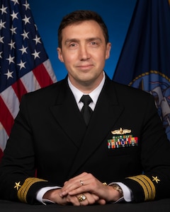 Studio portrait of Cmdr.  Peter C. Flynn