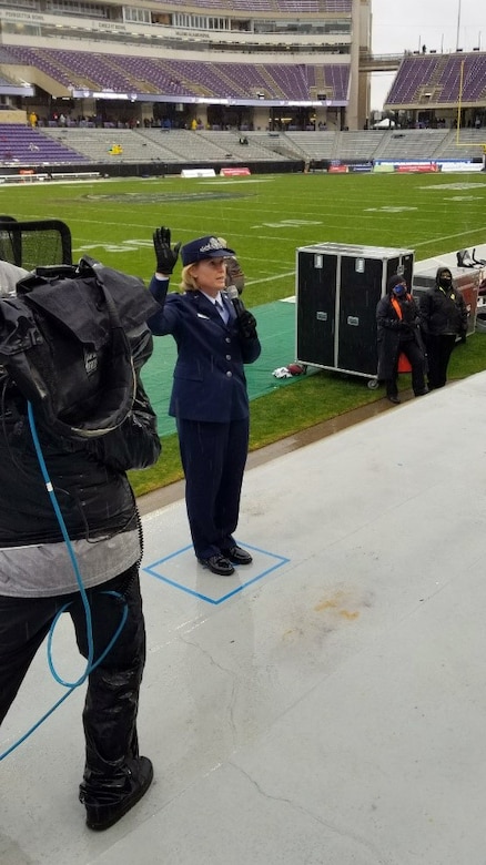 Photo of Major General DeAnna Burt at the Armed Forces Bowl
