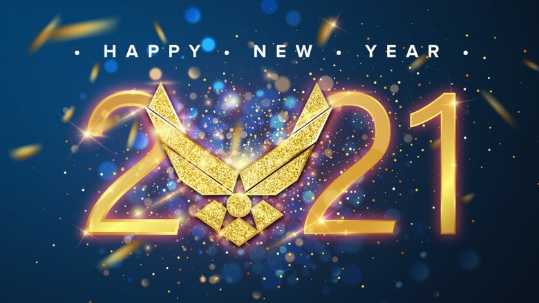 Graphic illustration of the end of 2020 and celebrate the beginning of a new year.