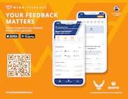 Wing Feedback App flyer