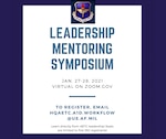 Leadership Mentoring Symposium advertisement