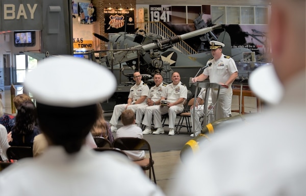 Future USS Frank E Petersen Jr DDG 121 Welcomes First Commanding Officer