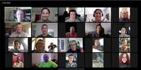 Screenshot of 20 members from the financial management course.