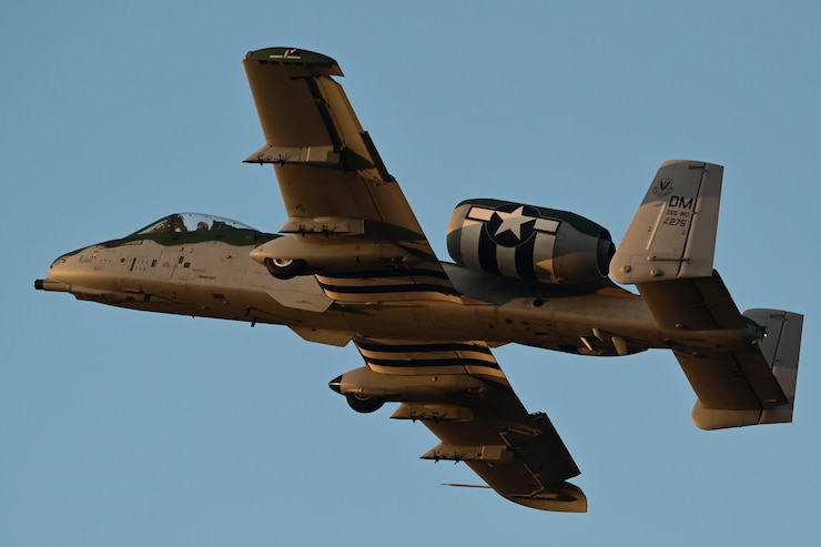 Photo of an A-10 Thunderbolt II in the air