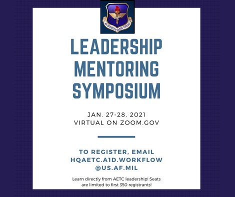 Leadership Mentoring Symposium advertisement