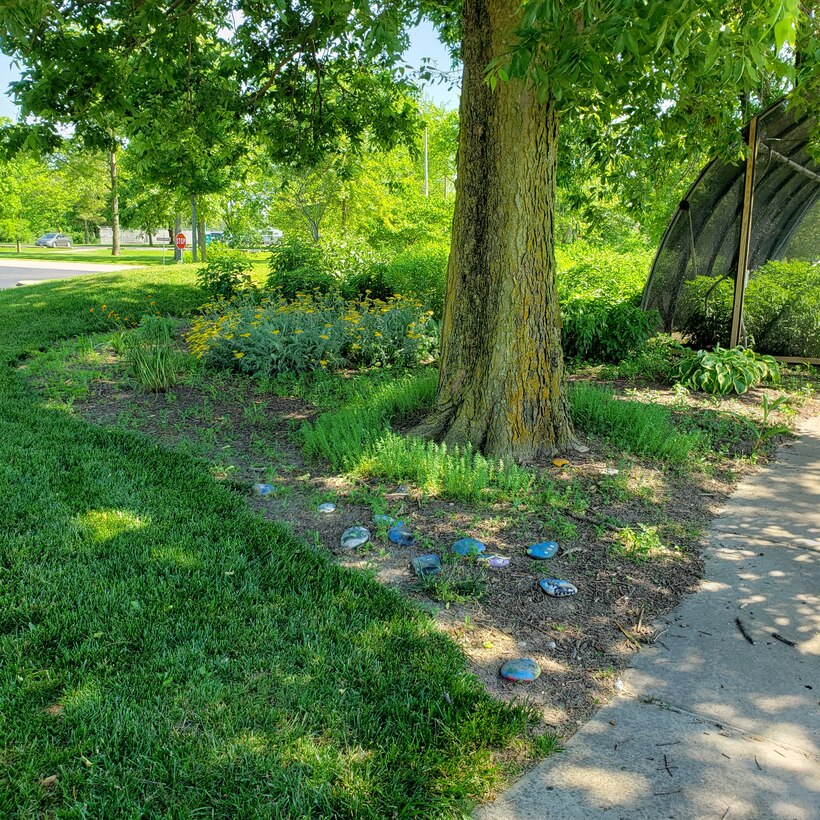 Early Summer photo of the Lake Shelbyville Butterfly Garden