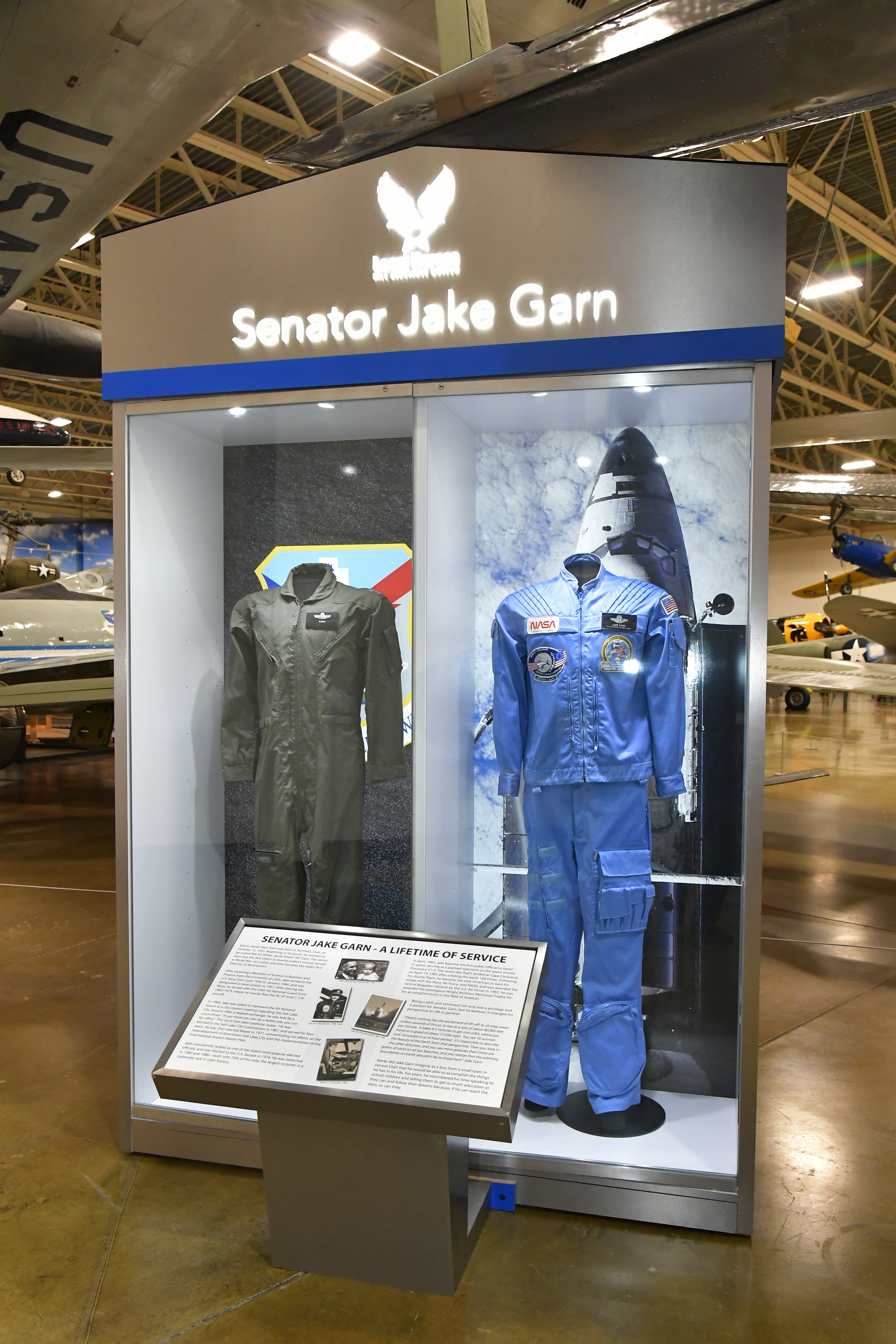 Museum unveils new exhibit featuring former Utah Sen. Jake Garn > Air Force Base Article Display