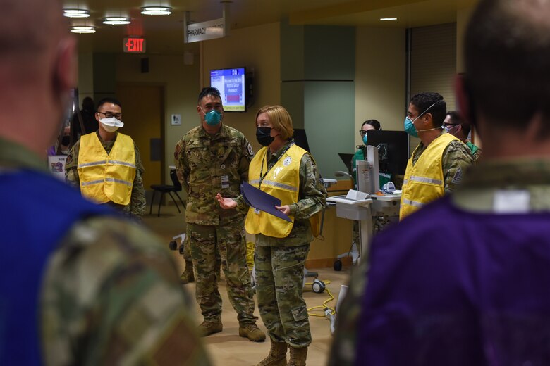 Photo of COVID-19 vaccinations at Vandenberg AFB