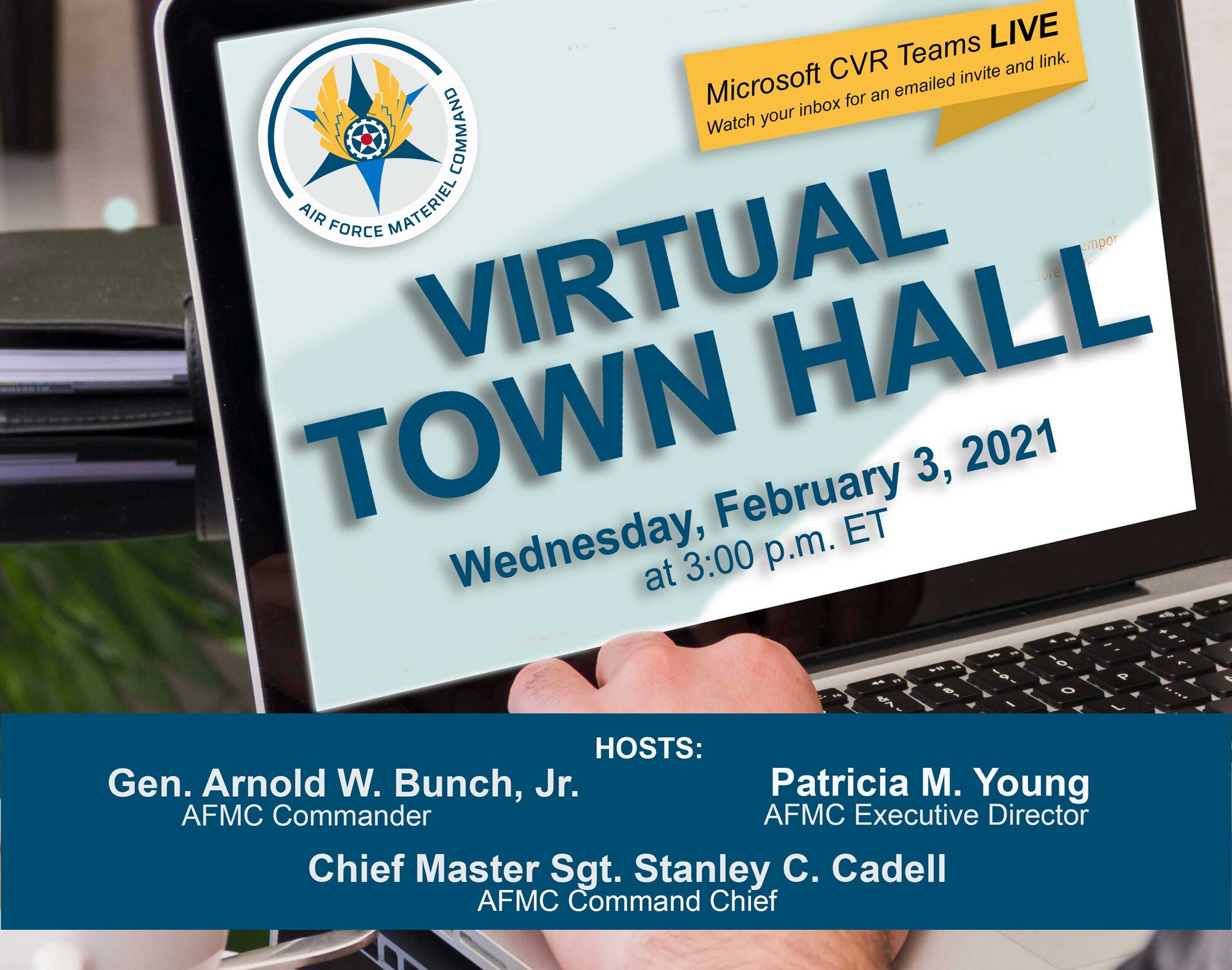 Virtual Town Hall graphic
