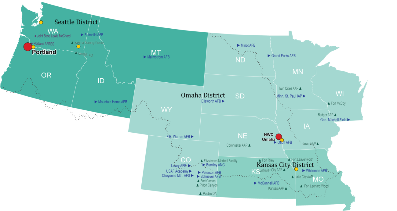 Northwestern Division Military Missions