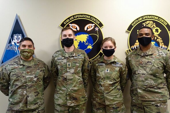 Group photo of Space Delta 5 team members