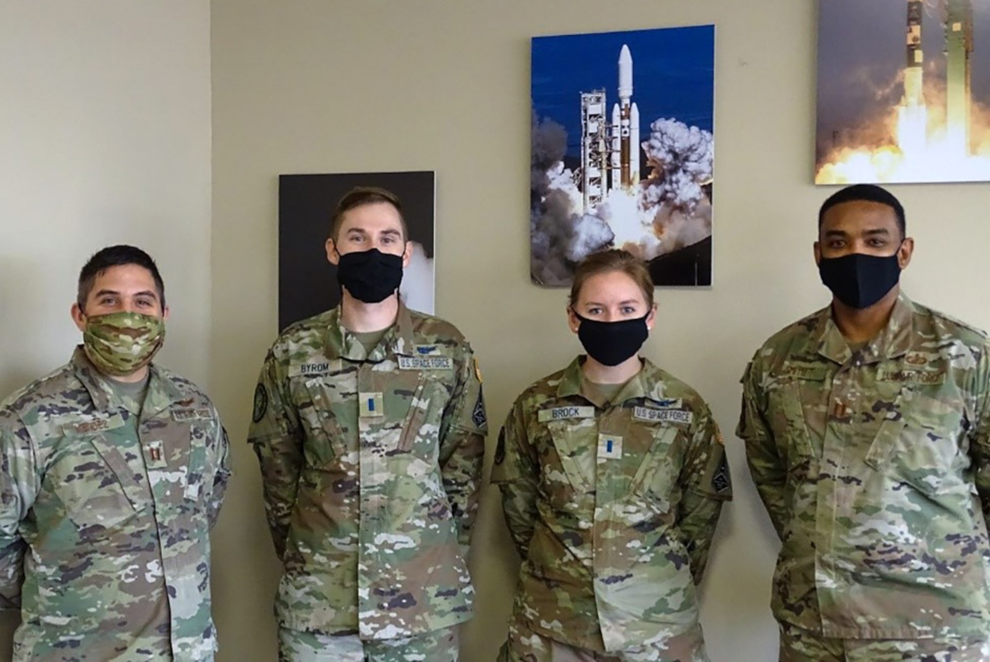 Group photo of Space Delta 5 team members