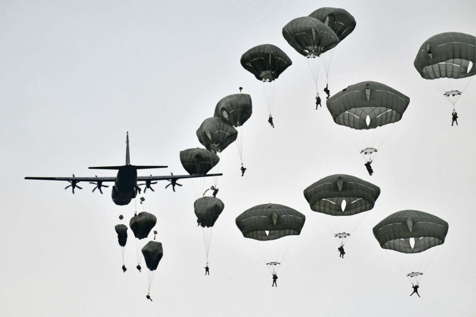 C-130 Hercules at Juliet Drop Zone