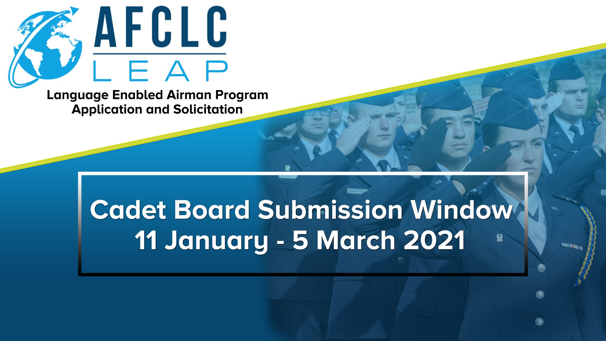 Cadet Board Submission Window