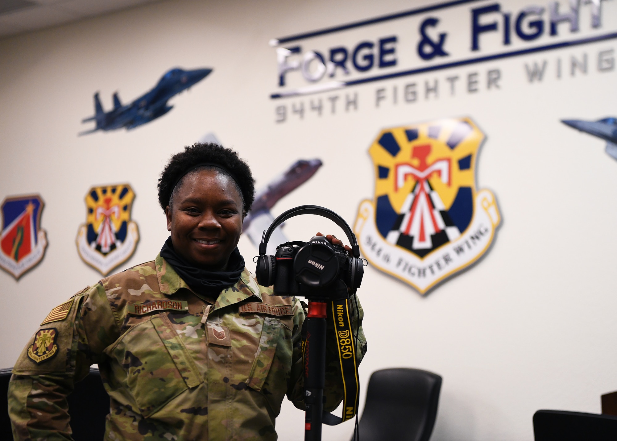 The 944th Fighter Wing January 2021 Warrior of the Month is Tech. Sgt. Courtney Richardson, Public Affairs noncommissioned officer in charge.