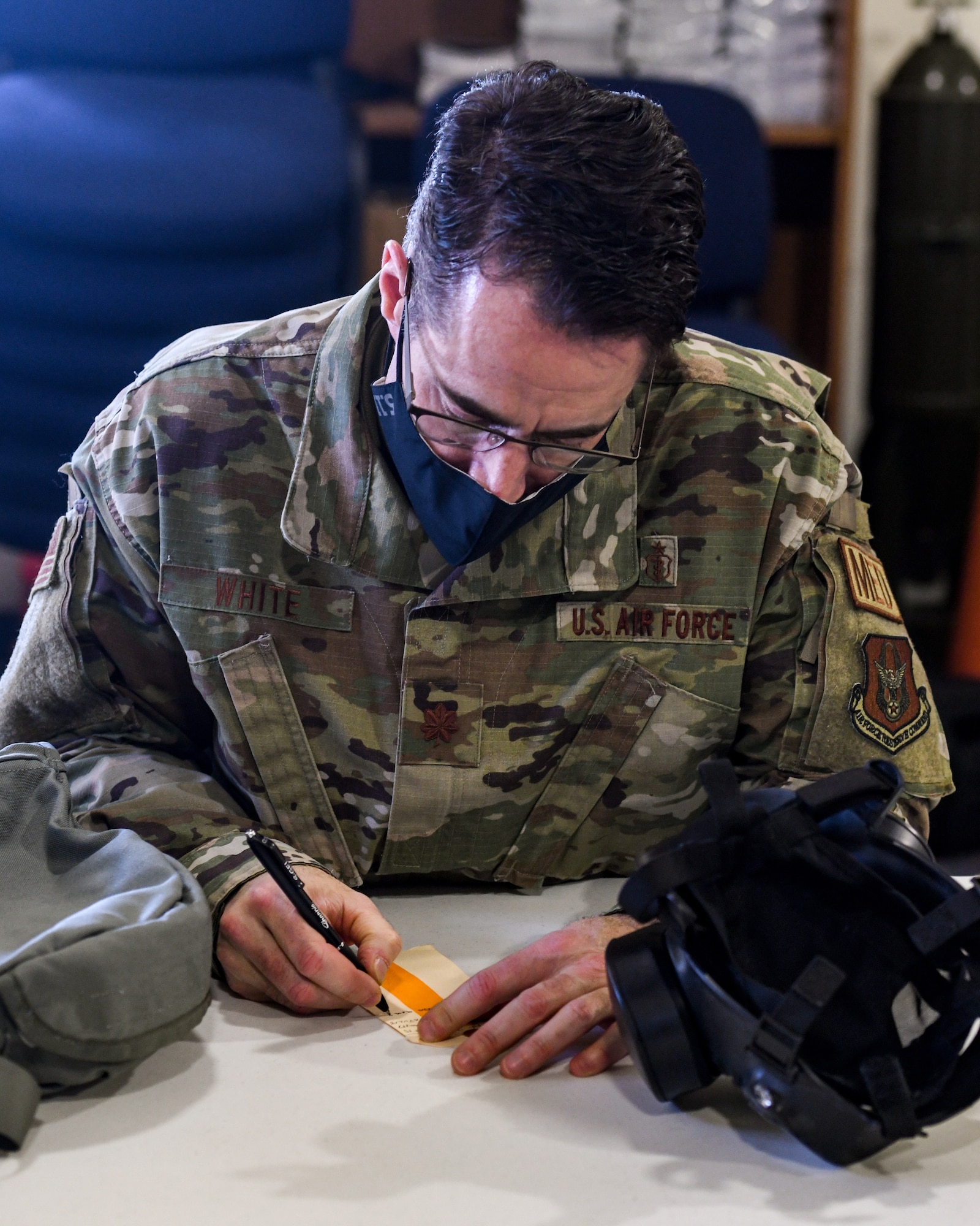 The 910th Civil Engineer Squadron taught chemical, biological, radiological, nuclear and high yield explosives, commonly called CBRNE, defense courses during the 910th Airlift Wing’s unit training assembly, Jan. 9-10, 2021, here.