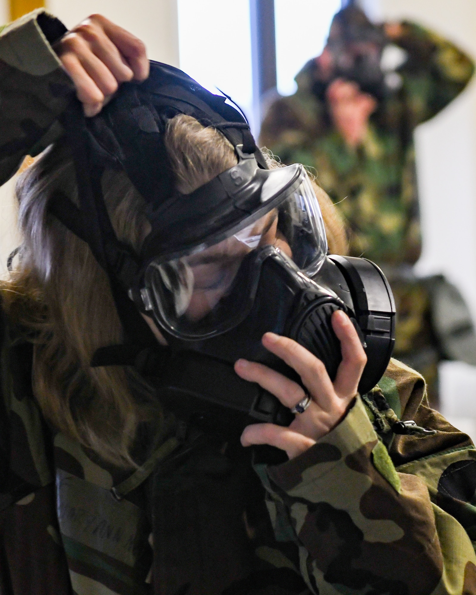 The 910th Civil Engineer Squadron taught chemical, biological, radiological, nuclear and high yield explosives, commonly called CBRNE, defense courses during the 910th Airlift Wing’s unit training assembly, Jan. 9-10, 2021, here.