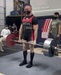 Senior Master Sgt. Michael Lear, Air Force Recruiting Service Strategic Marketing Division superintendent, broke the Texas Deadlift state record previously set at 705 pounds by pulling 733 pounds in the 93kg weight class.