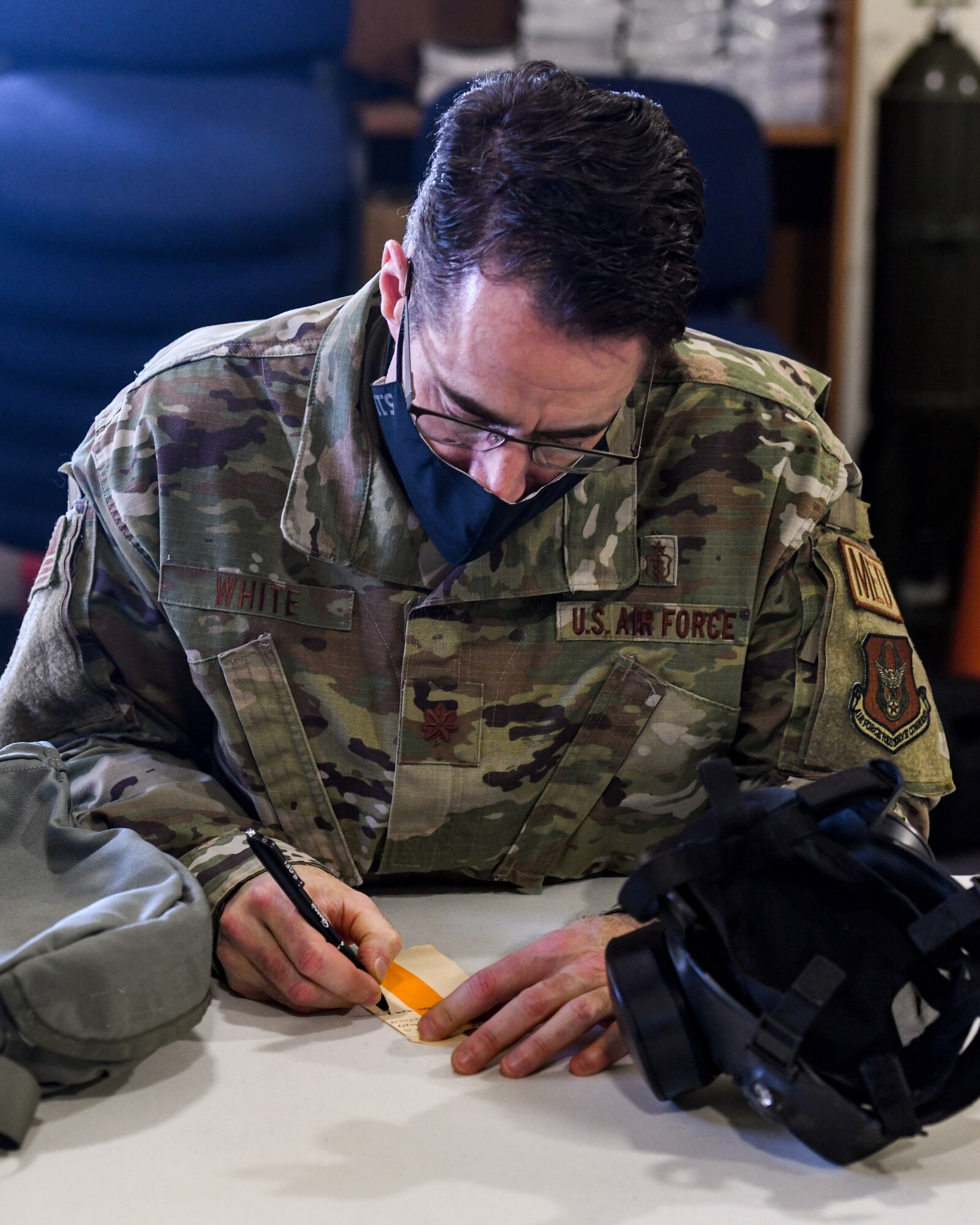 The 910th Civil Engineer Squadron taught chemical, biological, radiological, nuclear and high yield explosives, commonly called CBRNE, defense courses during the 910th Airlift Wing’s unit training assembly, Jan. 9-10, 2021, here.