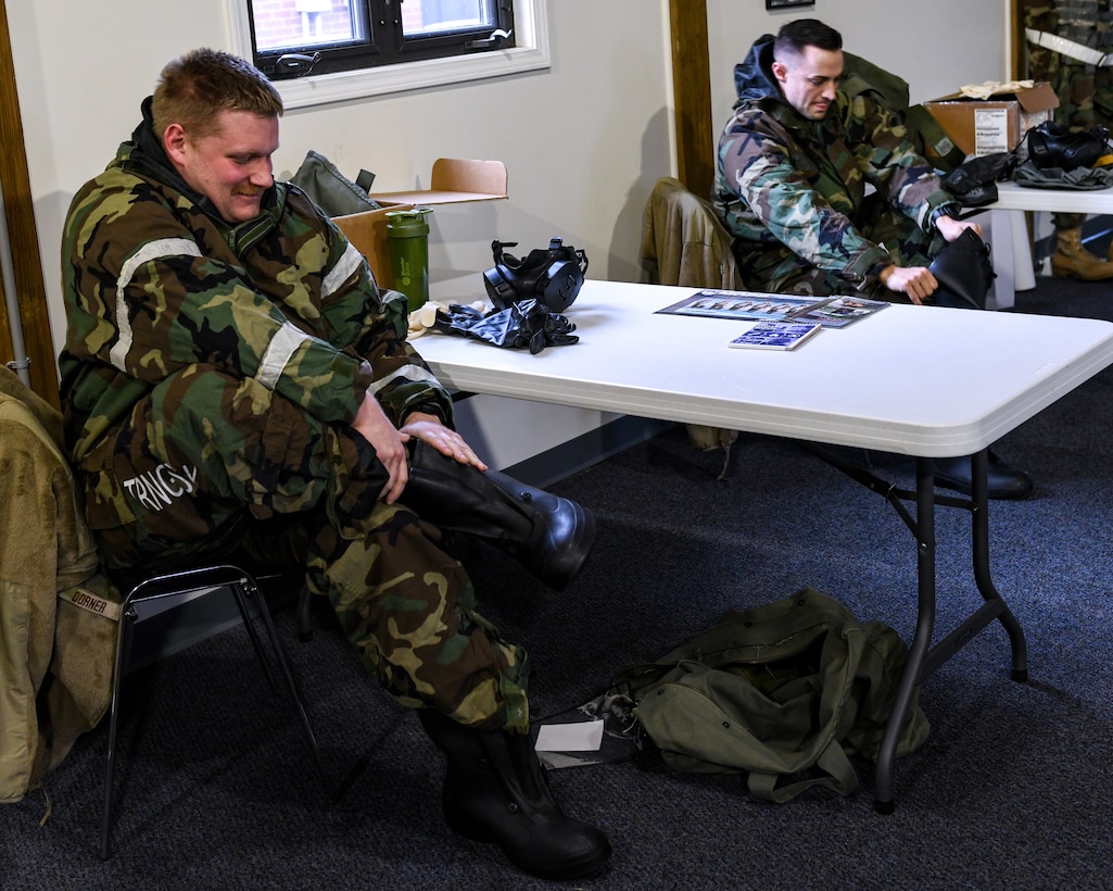 The 910th Civil Engineer Squadron taught chemical, biological, radiological, nuclear and high yield explosives, commonly called CBRNE, defense courses during the 910th Airlift Wing’s unit training assembly, Jan. 9-10, 2021, here.