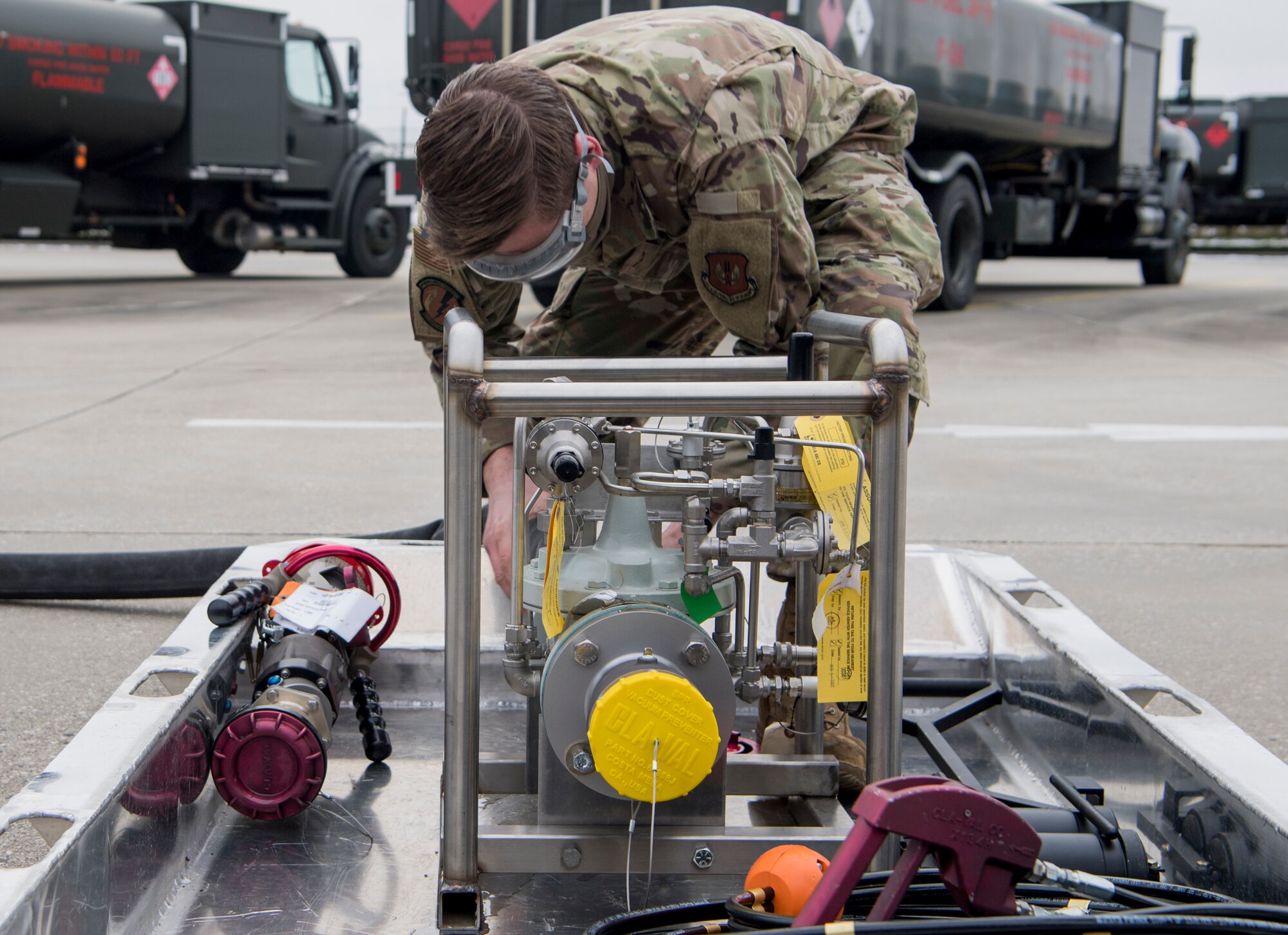 A photo of a fuels Airman