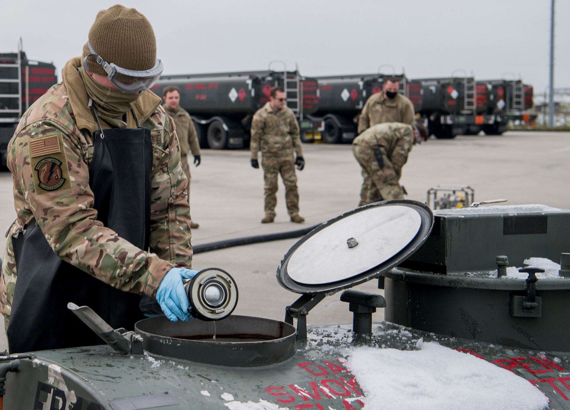 A photo of a fuels Airman