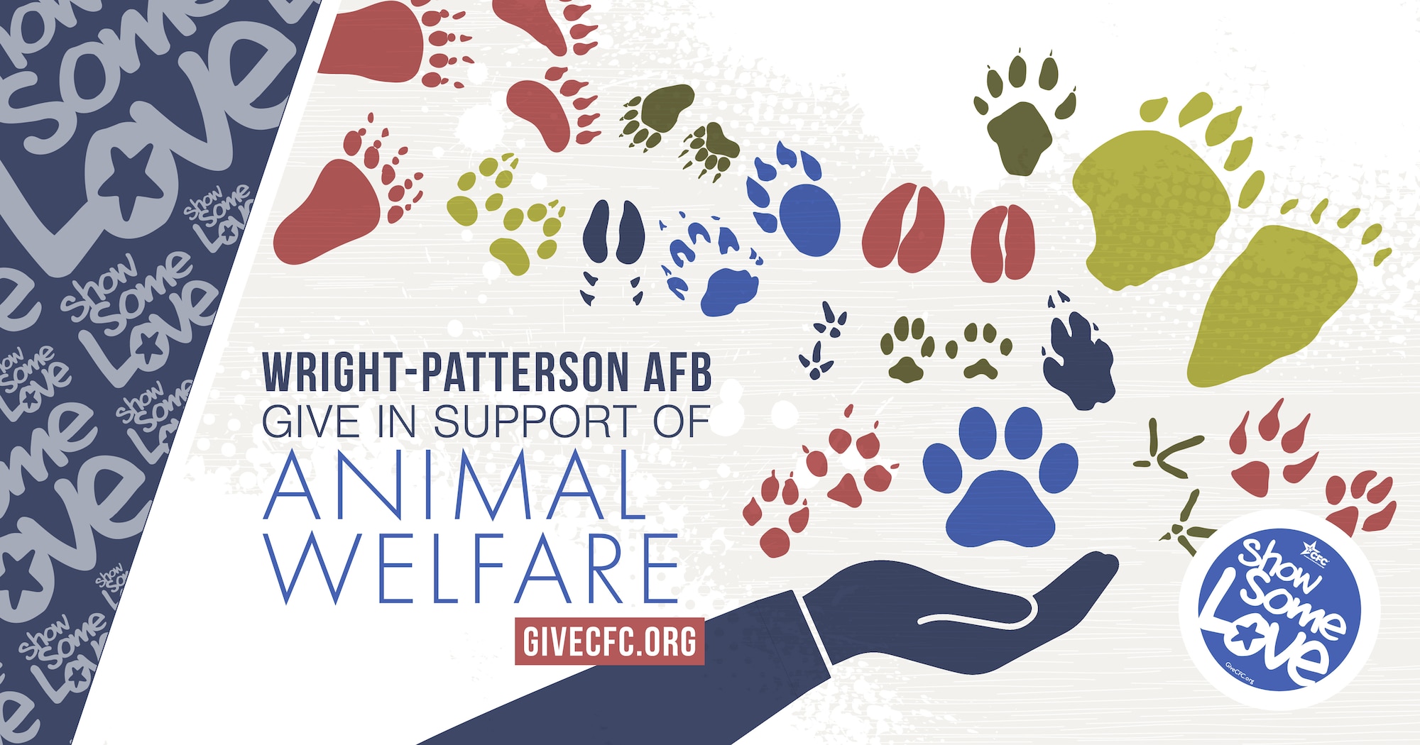 Many CFC charities dedicate their efforts to protecting all creatures, large and small. A CFC contribution will benefit a wide variety of domesticated and wildlife animals. (U.S. Air Force graphic by David Clingerman)