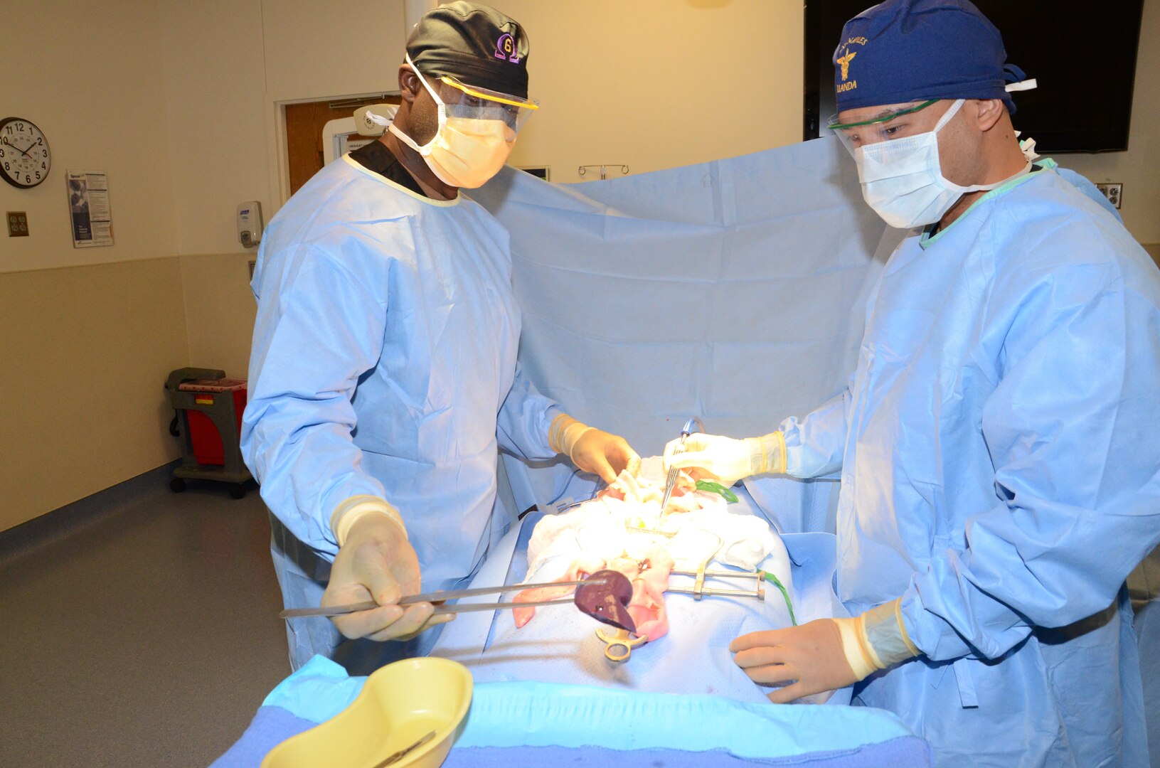 Army, Navy and Air Force Surgical Technologist (ST) students at the Medical Education and Training Campus (METC)