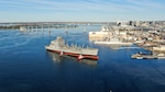 SAN DIEGO -- The future USNS John Lewis (T-AO 205), the Navy’s first-in-class Fleet Replenishment Oiler, launched from General Dynamics-National Steel and Shipbuilding Company (GD-NASSCO) on Jan. 12, marking a significant shipbuilding milestone.