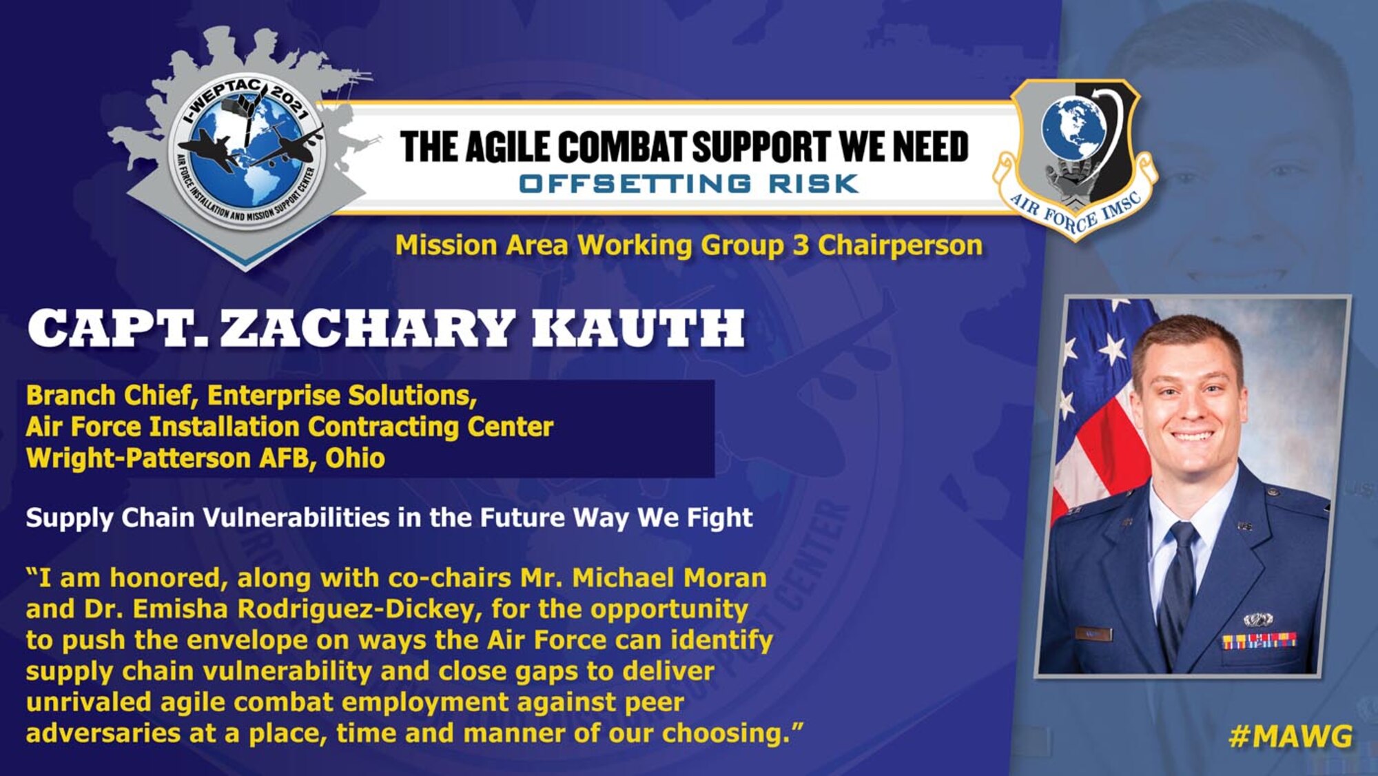 Capt. Zachary Kauth, 2021 I-WEPTAC MAWG Chair 3
