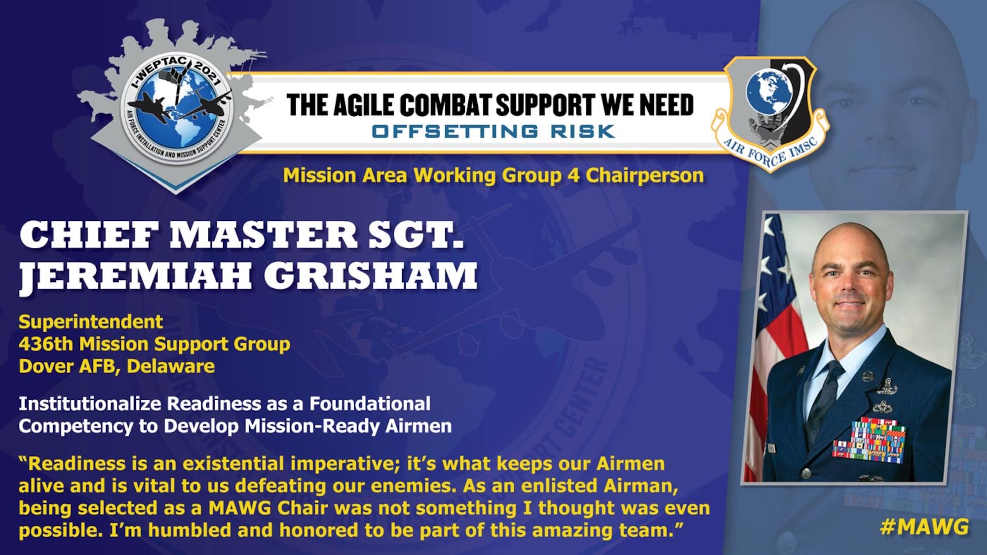 CMSgt. Jeremiah Grisham, 2021 I-WEPTAC MAWG Chair 4